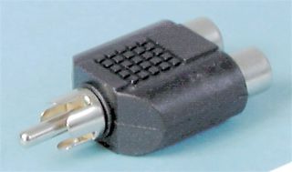 PA3560  RCA Plug to 2 X RCA Soc