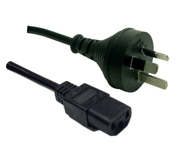C-POWERC  1.8m 3 Pin Plug to IEC Female Plug 10A,